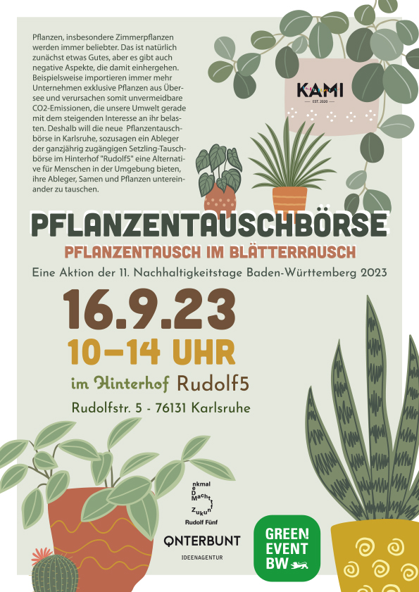 Pflanzentauschbörse in Karlsruhe | 16.09.2023 | Karlsruhe