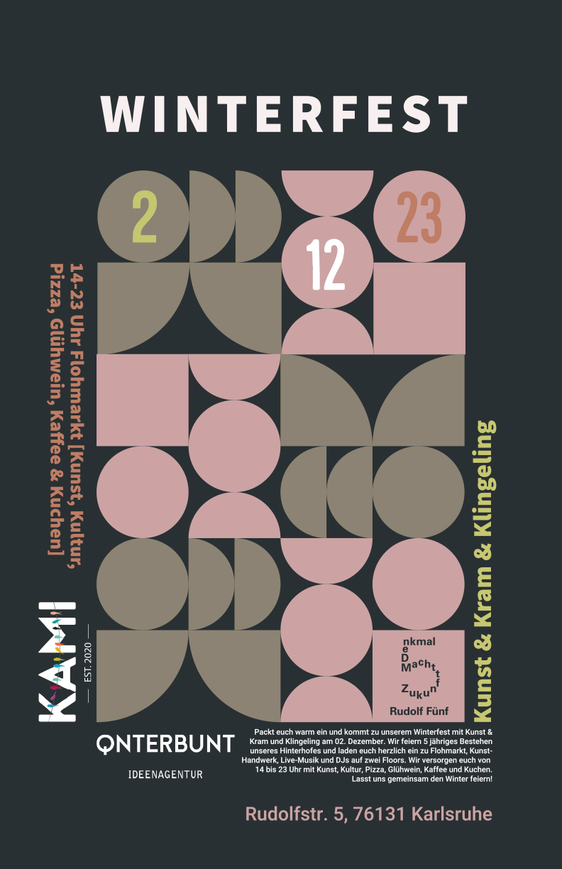 Winterfest mit Kunst & Kram & Klingeling | 02.12.2023 | Karlsruhe